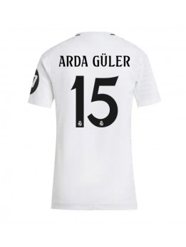 Real Madrid Arda Guler #15 Zenski Domaci Dres 2024-25 Kratak Rukavima